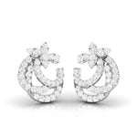 Load image into Gallery viewer, Designer Platinum Diamond Earrings for Women JL PT E OLS 41
