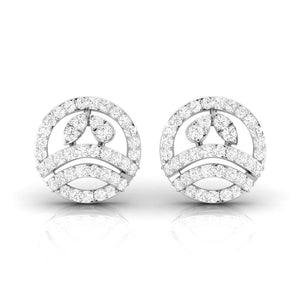 Beautiful Platinum Diamond Earrings for Women JL PT E OLS 48  VVS-GH Jewelove.US