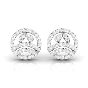 Beautiful Platinum Diamond Earrings for Women JL PT E OLS 48  VVS-GH Jewelove.US
