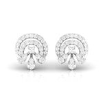 Load image into Gallery viewer, Designer Platinum Diamond Earrings for Women JL PT E OLS 49
