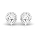 Load image into Gallery viewer, Designer Platinum Diamond Earrings for Women JL PT E OLS 49
