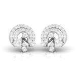Load image into Gallery viewer, Designer Platinum Diamond Earrings for Women JL PT E OLS 49
