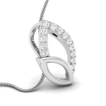 Load image into Gallery viewer, Platinum with Diamond Pendant Set for Women JL PT P 2419  Pendant Jewelove.US
