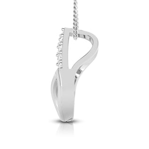 Platinum with Diamond Pendant Set for Women JL PT P 2419