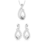 Load image into Gallery viewer, Beautiful Platinum with Diamond Pendant Set for Women  JL PT P 2423  Pendant-Set Jewelove.US
