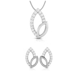 Load image into Gallery viewer, Platinum with Diamond Pendant Set for Women JL PT P 2419
