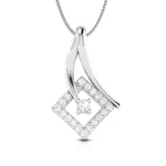 Load image into Gallery viewer, Beautiful Platinum with Diamond Pendant Set  for Women JL PT P 2421
