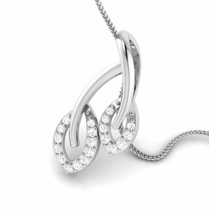 Beautiful Platinum with Diamond Pendant Set for Women JL PT P 2422   Jewelove.US