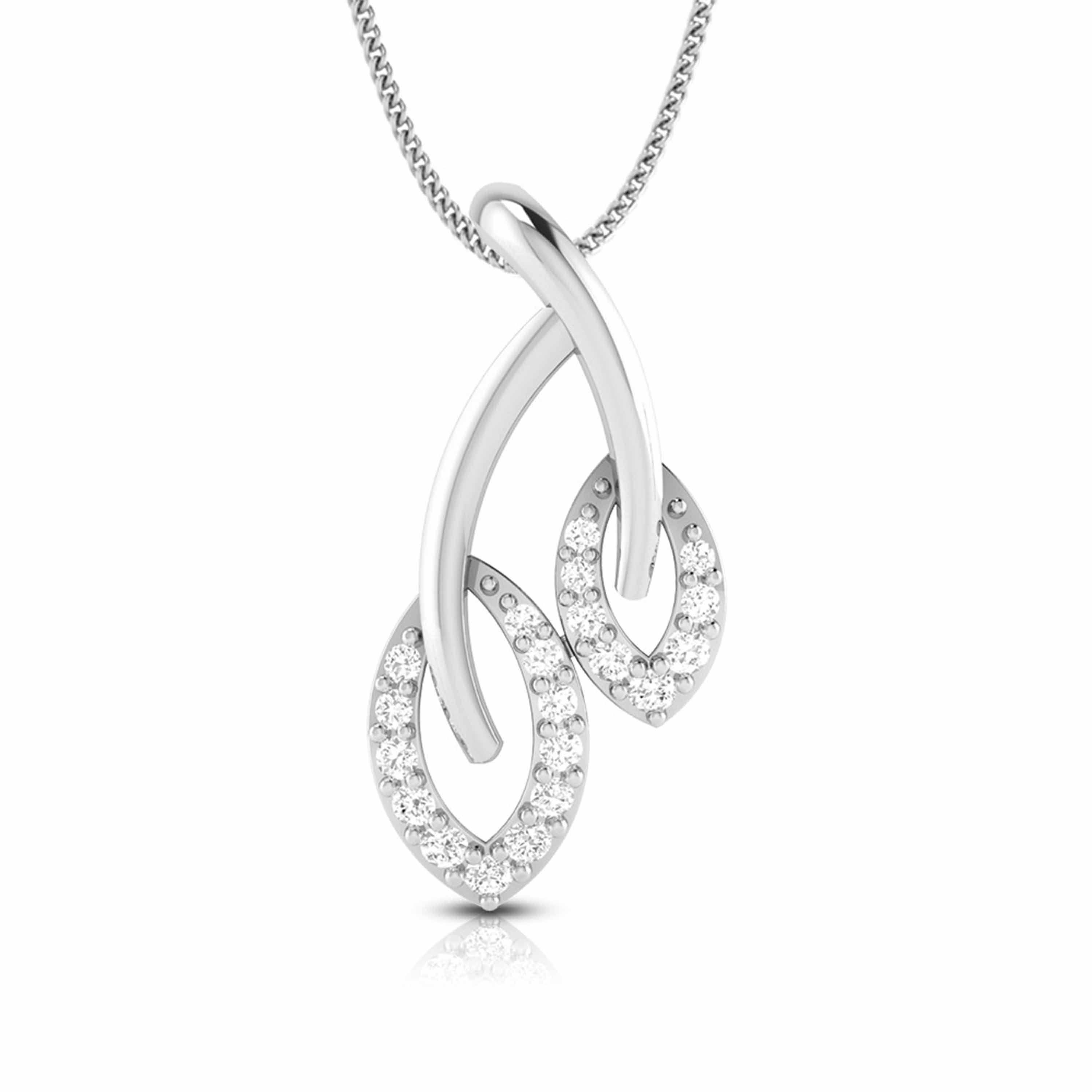 Beautiful Platinum with Diamond Pendant Set for Women JL PT P 2422   Jewelove.US