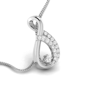 Beautiful Platinum with Diamond Pendant Set for Women  JL PT P 2423  Pendant Jewelove.US