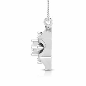 Beautiful Platinum with Diamond Pendant Set for Women JL PT P 2424