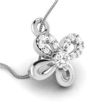 Load image into Gallery viewer, Beautiful Platinum with Diamond Pendant Set for Women JL PT P 2425
