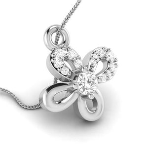 Beautiful Platinum with Diamond Pendant Set for Women JL PT P 2425