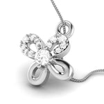 Load image into Gallery viewer, Beautiful Platinum with Diamond Pendant Set for Women JL PT P 2425
