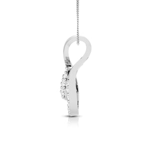 Platinum with Diamond Pendant Set for Women JL PT P 2429