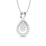 Load image into Gallery viewer, Platinum with Diamond Pendant Set for Women JL PT P 2429
