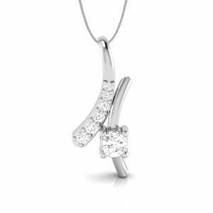 Platinum with Diamond Pendant Set for Women JL PT P 2430