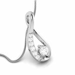 Load image into Gallery viewer, Platinum with Diamond Pendant Set for Women JL PT P 2431
