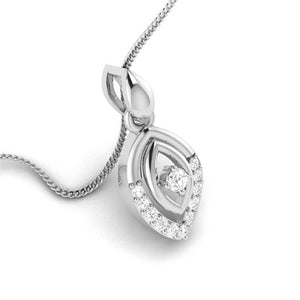 Platinum with Diamond Pendant Set for Women JL PT P 2433