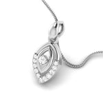Load image into Gallery viewer, Platinum with Diamond Pendant Set for Women JL PT P 2433
