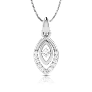 Platinum with Diamond Pendant Set for Women JL PT P 2433