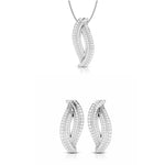 Load image into Gallery viewer, Platinum with Diamond Pendant Set for Women JL PT P 2438  Pendant-Set Jewelove.US
