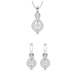 Load image into Gallery viewer, Platinum with Diamond Pendant Set for Women JL PT P 2460  Pendant-Set Jewelove.US
