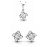 Load image into Gallery viewer, Platinum with Diamond Pendant Set for Women JL PT P 2458  Pendant-Set Jewelove.US
