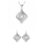 Load image into Gallery viewer, Platinum with Diamond Pendant Set for Women JL PT PE 2453  Pendant-Set-VVS-GH Jewelove.US
