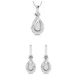 Load image into Gallery viewer, Beautiful Platinum with Diamond Pendant Set for Women JL PT P 2449  Pendant-Set Jewelove.US
