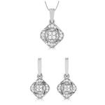 Load image into Gallery viewer, Platinum with Diamond Pendant Set for Women JL PT P 2443
