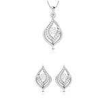 Load image into Gallery viewer, Platinum with Diamond Pendant Set for Women JL PT P 2441  Pendant-Set Jewelove.US
