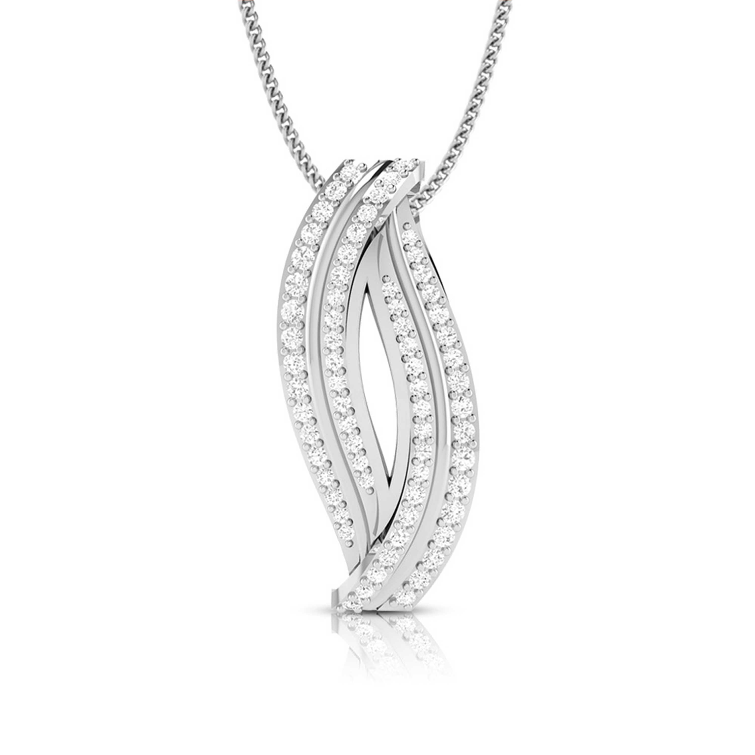 Platinum with Diamond Pendant Set for Women JL PT P 2438  Pendant Jewelove.US