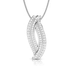 Load image into Gallery viewer, Platinum with Diamond Pendant Set for Women JL PT P 2438
