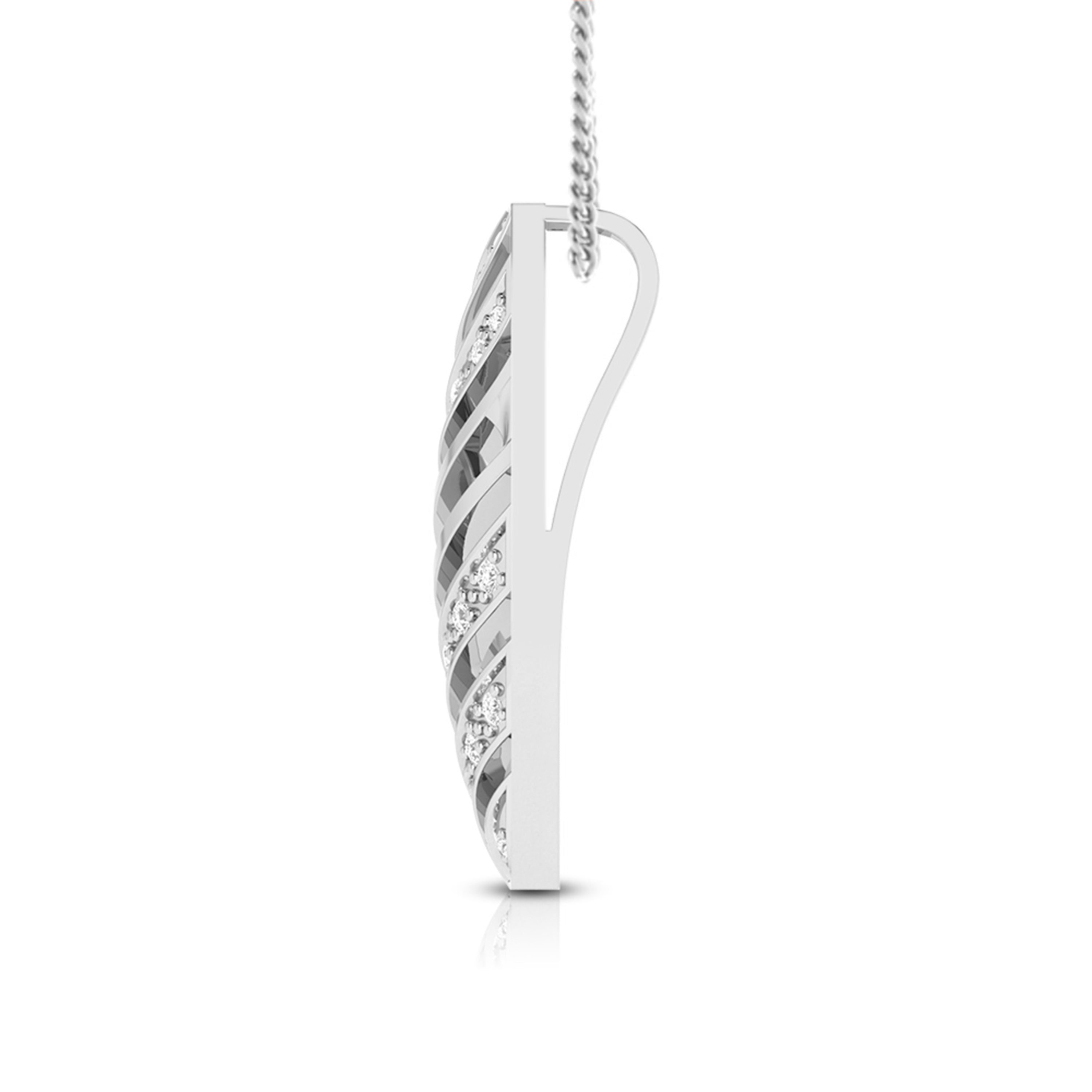 Platinum with Diamond Pendant Set for Women JL PT P 2439