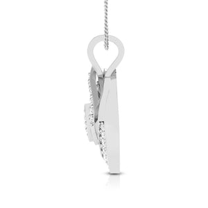Beautiful Platinum with Diamond Pendant Set  JL PT P 2440   Jewelove.US