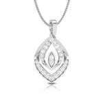 Load image into Gallery viewer, Beautiful Platinum with Diamond Pendant Set  JL PT P 2440  Pendant Jewelove.US
