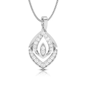 Beautiful Platinum with Diamond Pendant Set  JL PT P 2440  Pendant Jewelove.US