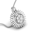 Load image into Gallery viewer, Platinum with Diamond Pendant Set for Women JL PT P 2442
