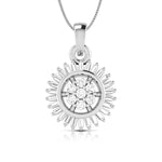 Load image into Gallery viewer, Platinum with Diamond Pendant Set for Women JL PT P 2442
