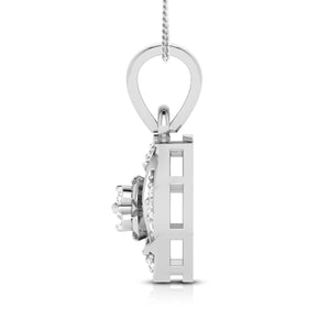Platinum with Diamond Pendant Set for Women JL PT P 2443