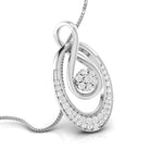 Load image into Gallery viewer, Platinum with Diamond Pendant Set for Women JL PT P 2444
