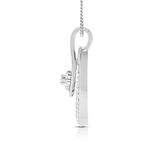 Platinum with Diamond Pendant Set for Women JL PT P 2444
