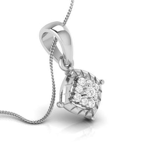 Platinum with Diamond Pendant Set for Women JL PT P 2445