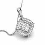 Load image into Gallery viewer, Platinum with Diamond Pendant Set for Women JL PT P 2447   Jewelove.US
