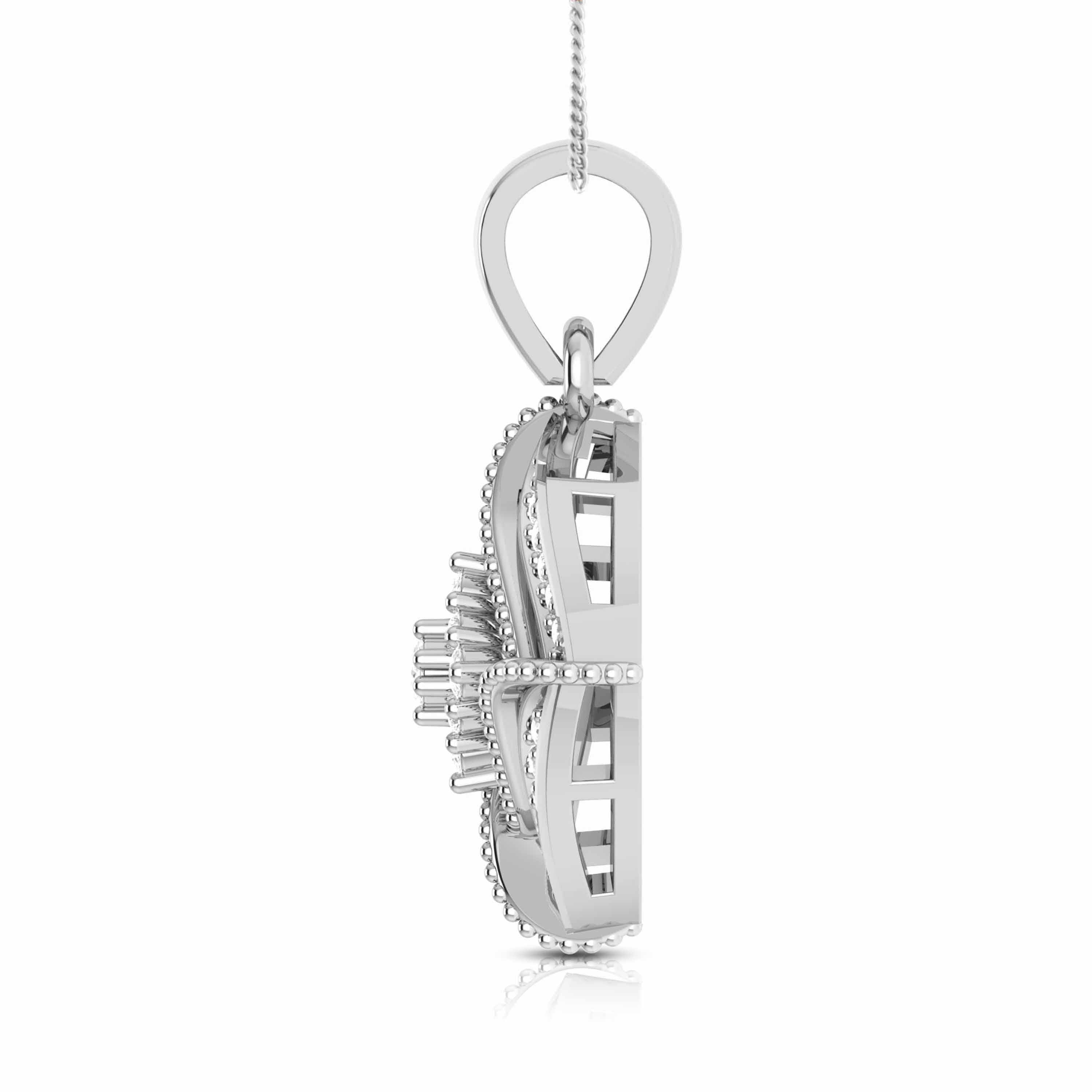 Platinum with Diamond Pendant Set for Women JL PT P 2447   Jewelove.US