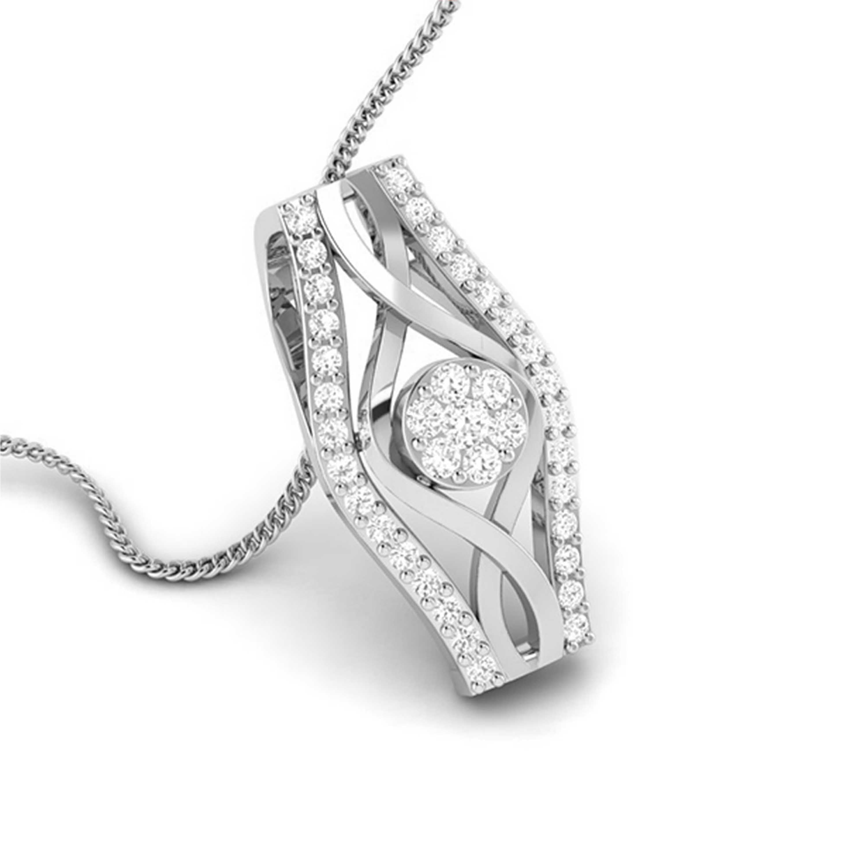 Platinum with Diamond Pendant Set for Women JL PT P 2450   Jewelove.US