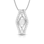 Load image into Gallery viewer, Platinum with Diamond Pendant Set for Women JL PT P 2450  Pendant Jewelove.US

