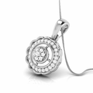 Beautiful Platinum with Diamond Pendant Set for Women JL PT P 2451   Jewelove.US