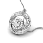 Load image into Gallery viewer, Platinum with Diamond Pendant Set for Women JL PT P 2452
